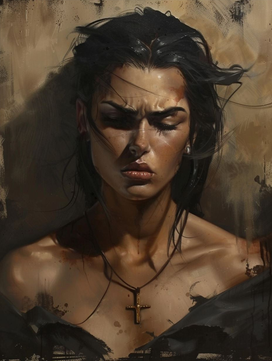 Rustic Digital Portrait Study - Image 4