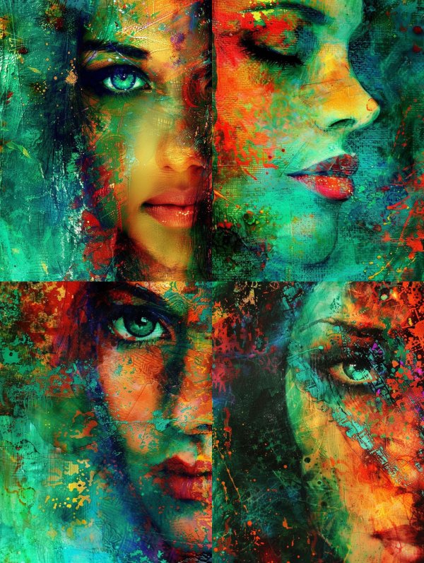 Chromatic Visions of a Woman