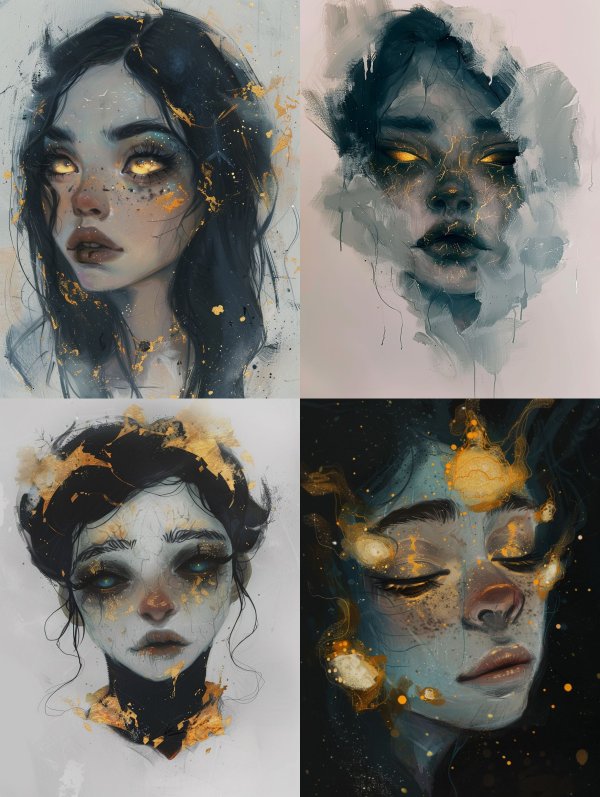 Ethereal Glow of Melancholy Souls