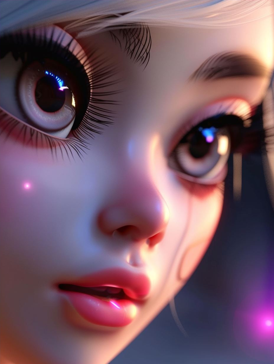 Ethereal Glow: Digital Portraits of Fantasy Girls - Image 4
