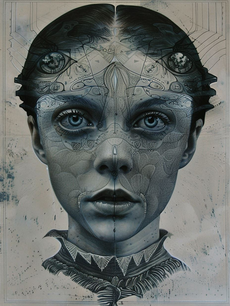 Surreal Blueprint of Human Consciousness - Image 1