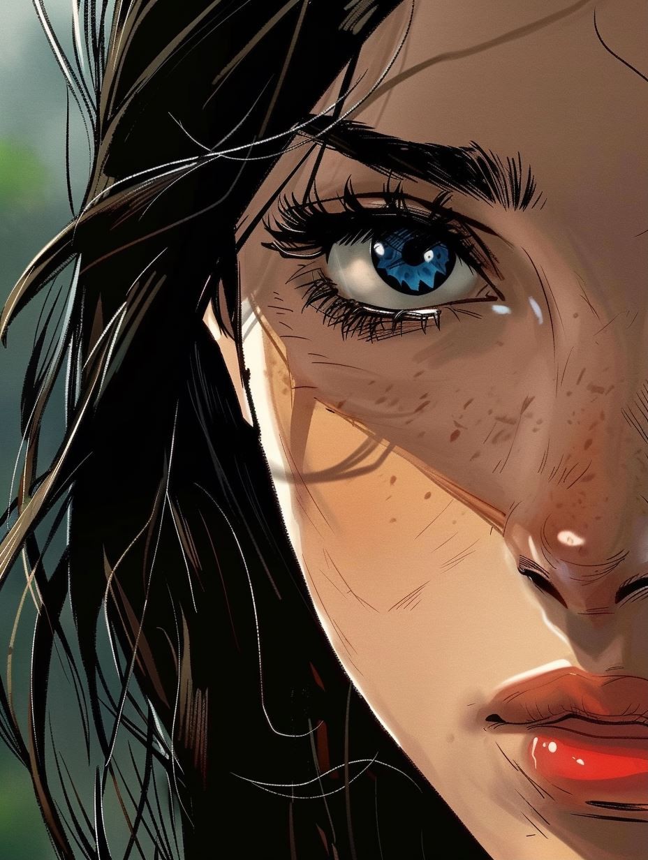 Intense Gaze of Digital Realism - Image 1