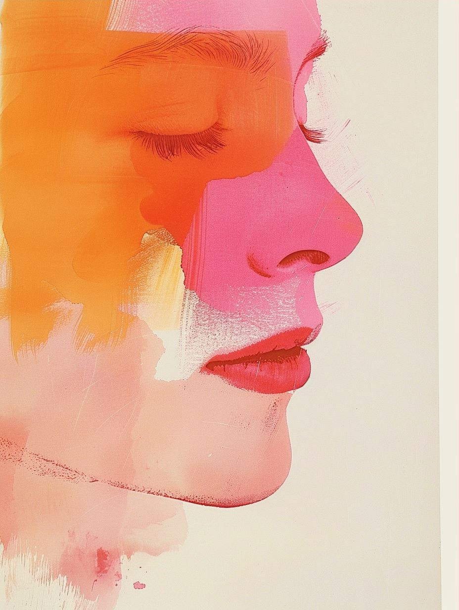 Vibrant Fragmented Portrait - Image 3