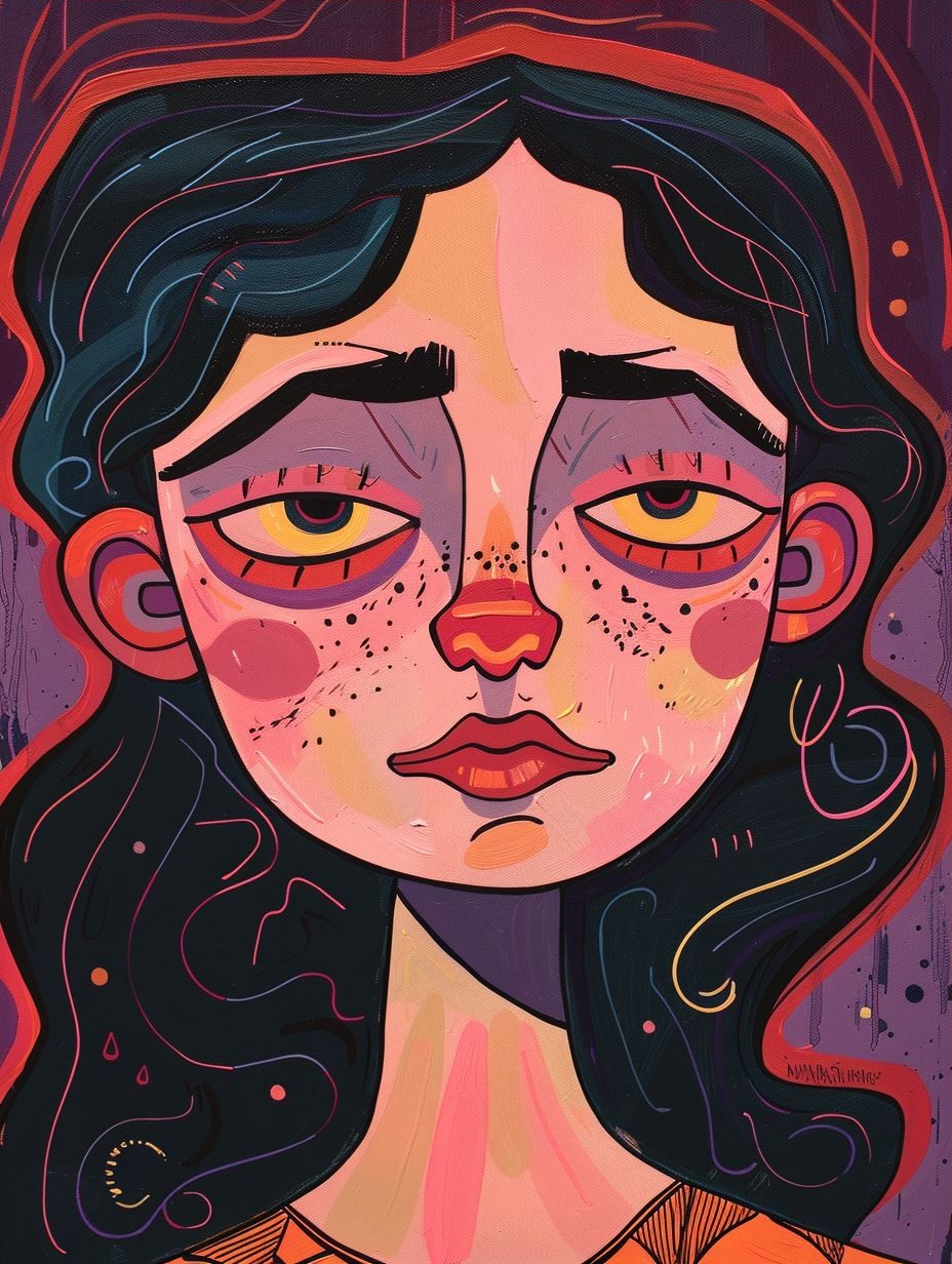 Whimsical Stylized Portrait Art - Image 3
