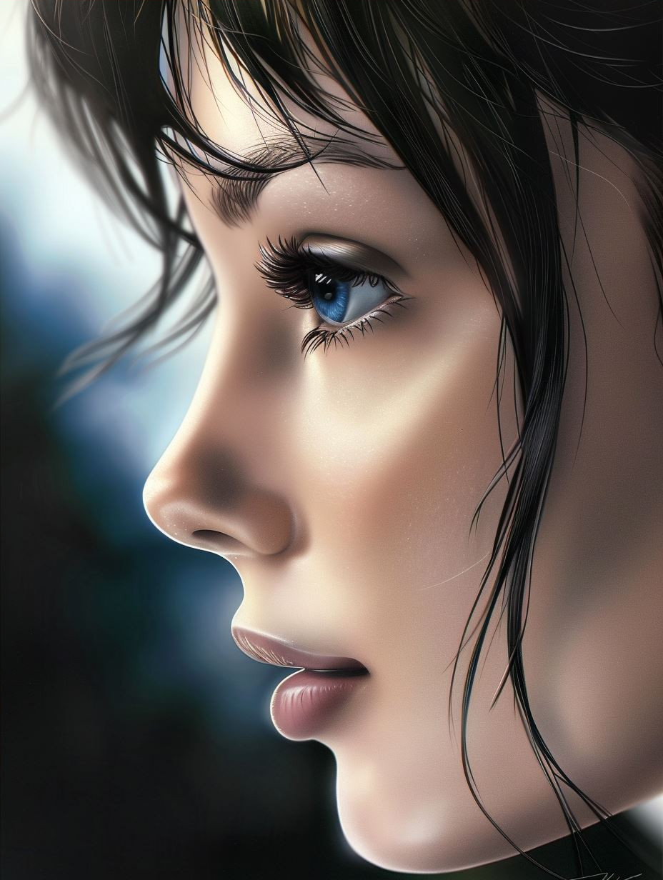 Ethereal Gazes: A Study of Digital Beauty - Image 4