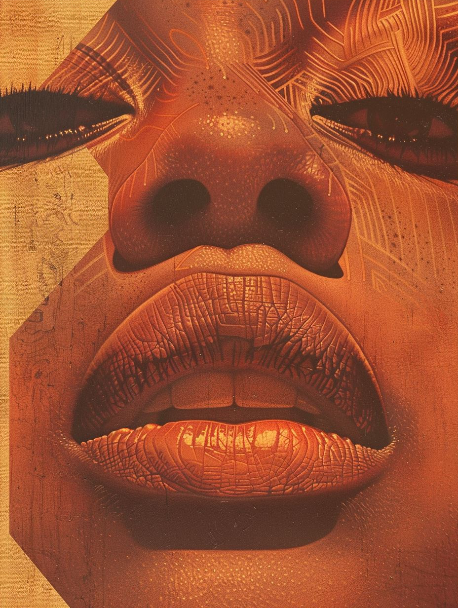 Sun Drenched Terracotta Portrait - Image 3
