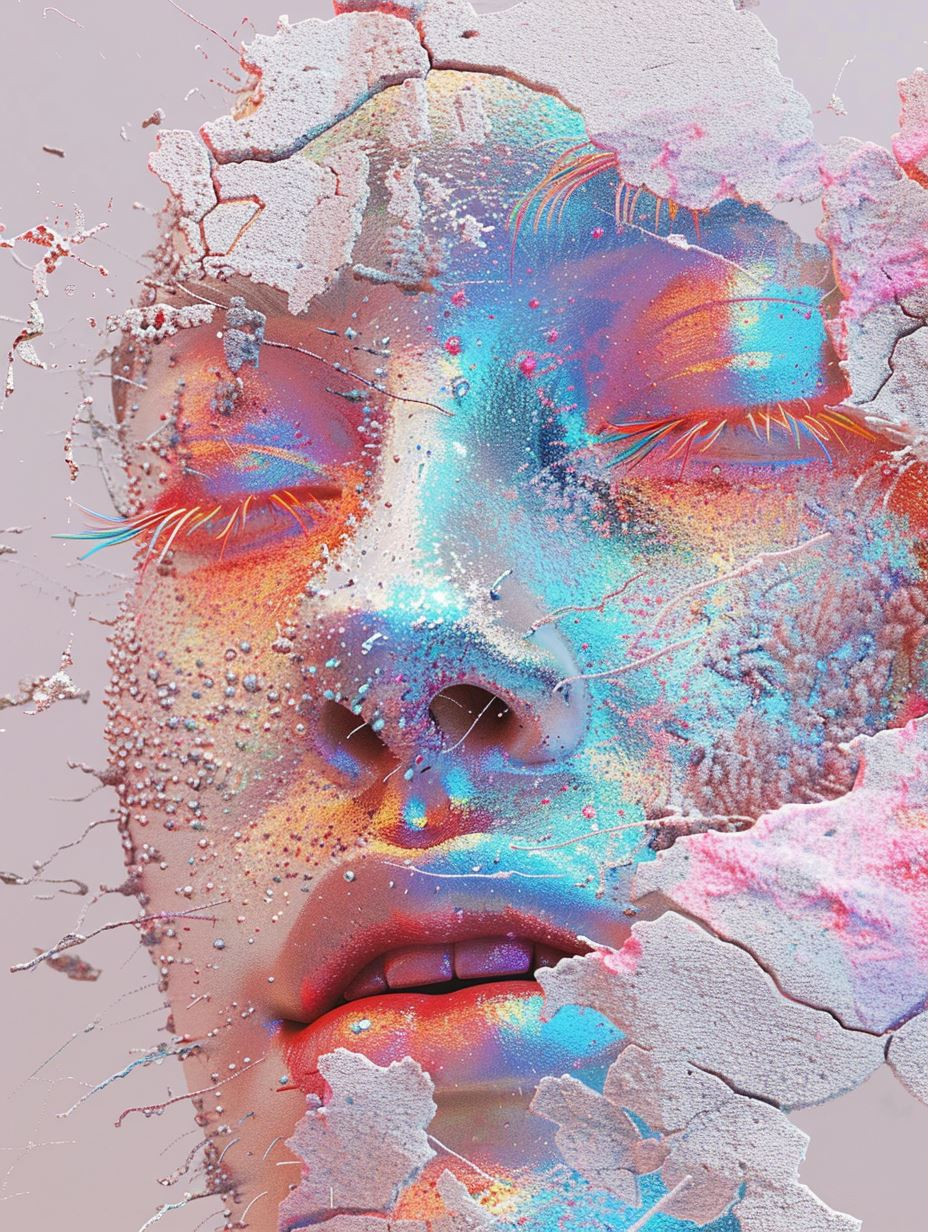 Fragmented Visions of Neon Surrealism - Image 3