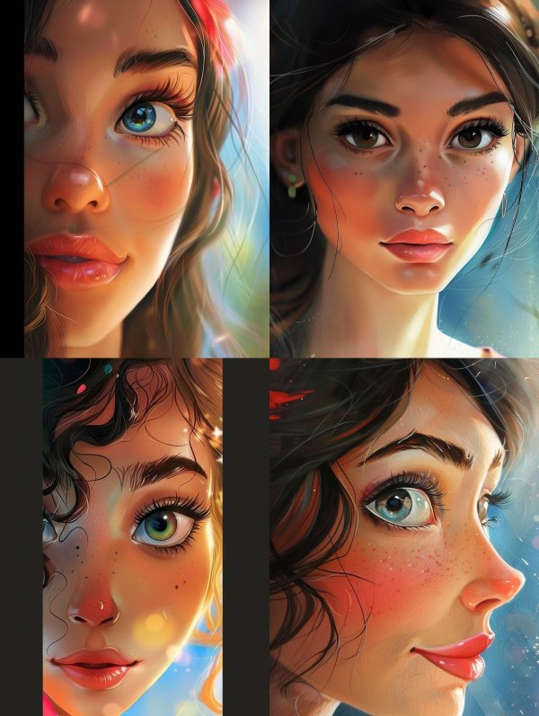 Sun-Drenched Ethereal Portrait
