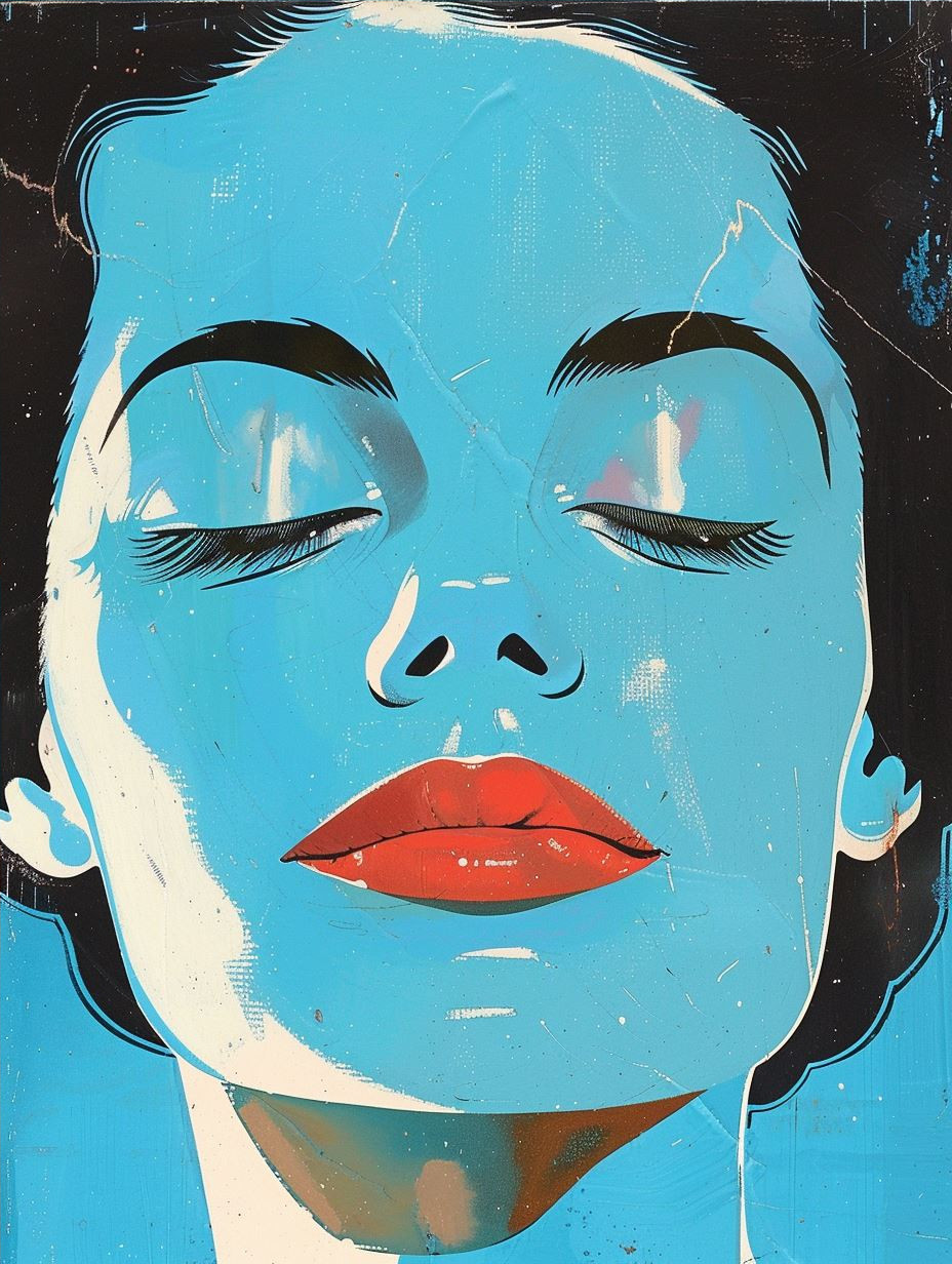 Vintage Mid-Century Pop Art Muse - Image 4
