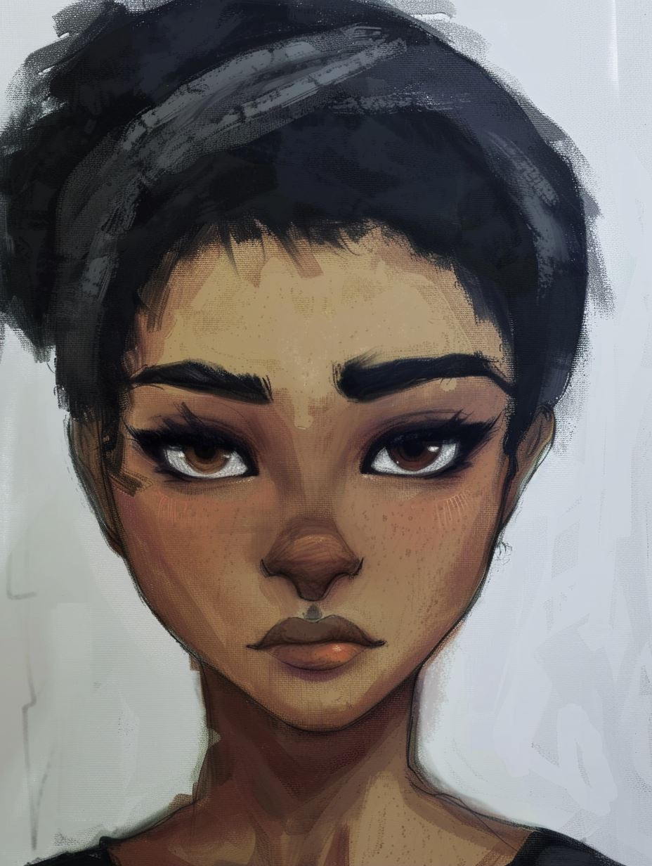 Moody Digital Portrait Studies - Image 1