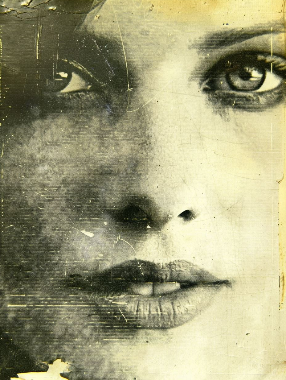 Vintage Distressed Portrait - Image 3