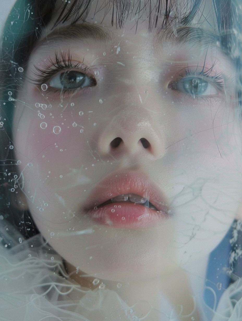 Ethereal Dreamy Portrait Collage - Image 1