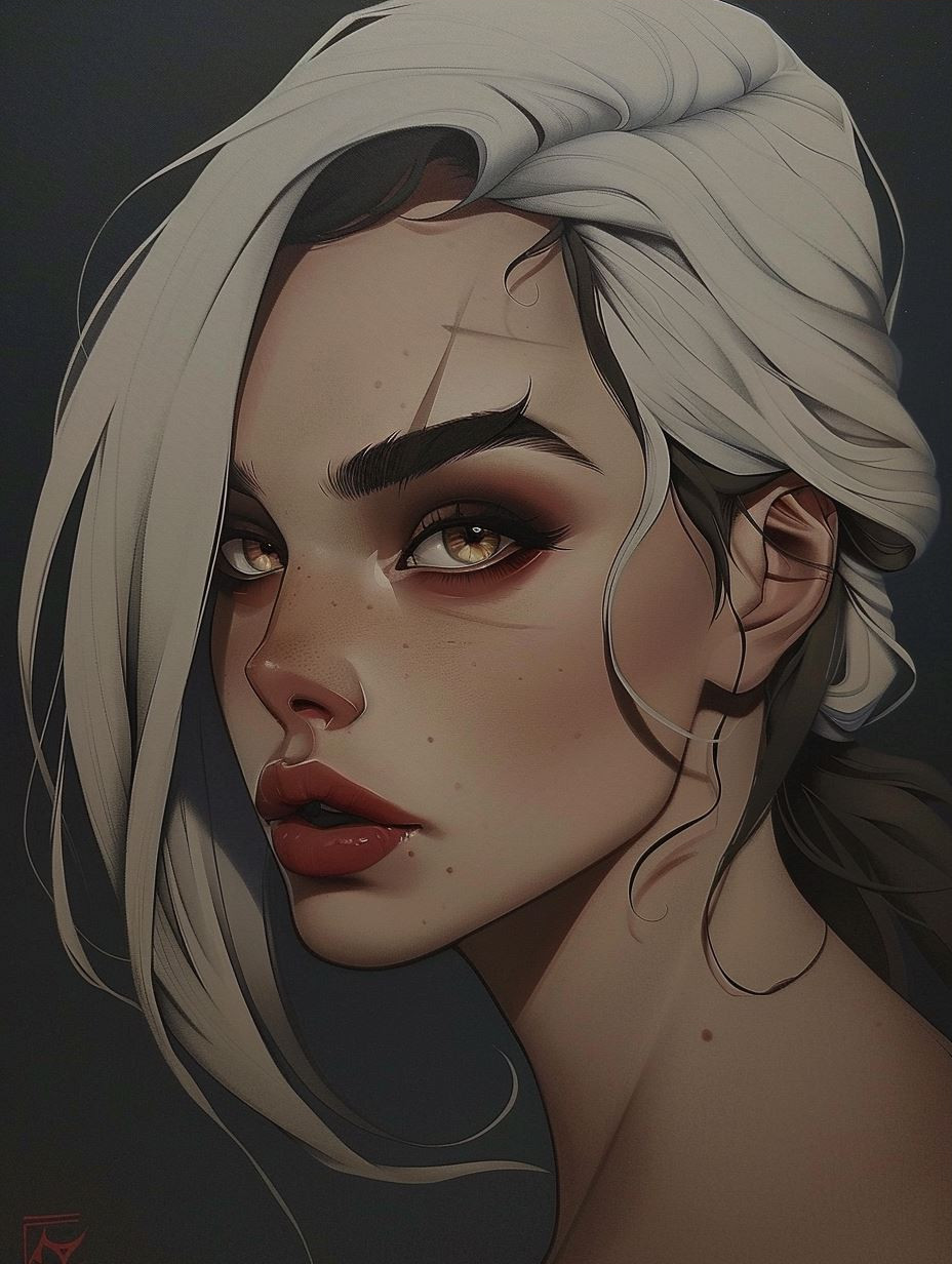Mystic Visions: A Digital Portrait Series - Image 3