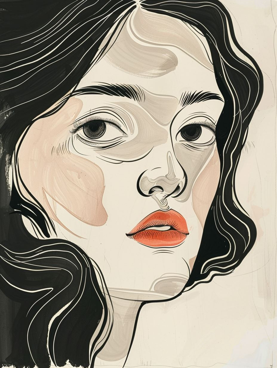 Modern Minimalist Digital Portraiture - Image 3