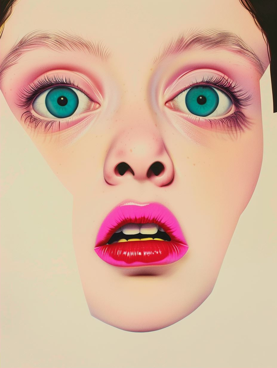 Chromatic Visions: A Study in Surreal Beauty - Image 2