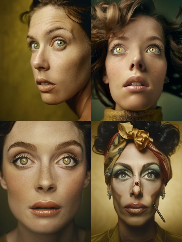 Haunting Gaze Cinematic Portraits