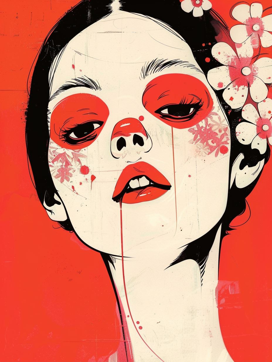 Crimson Geisha Modernist Noir