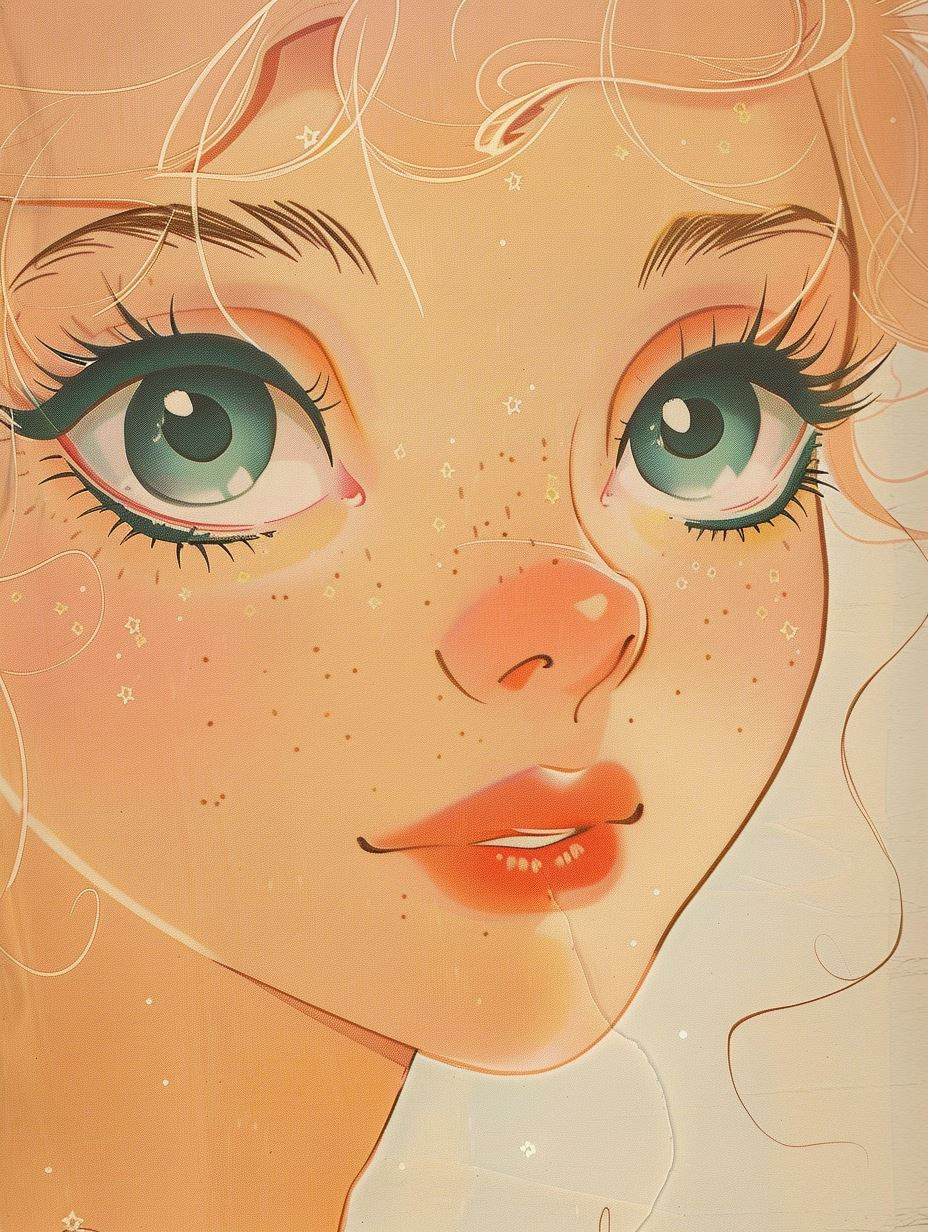 Whimsical Visions of Anime-Style Beauties - Image 1