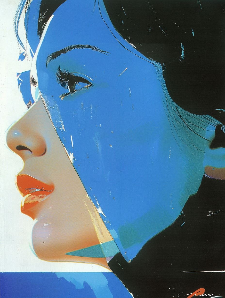Azure Gaze Elegance - Image 2