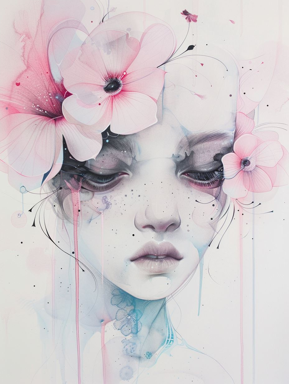 Ethereal Whispers in Watercolor - Image 4