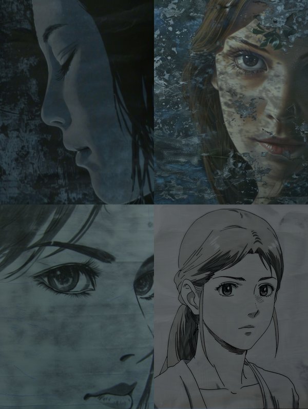 Melancholic Monochrome Portrait Studies