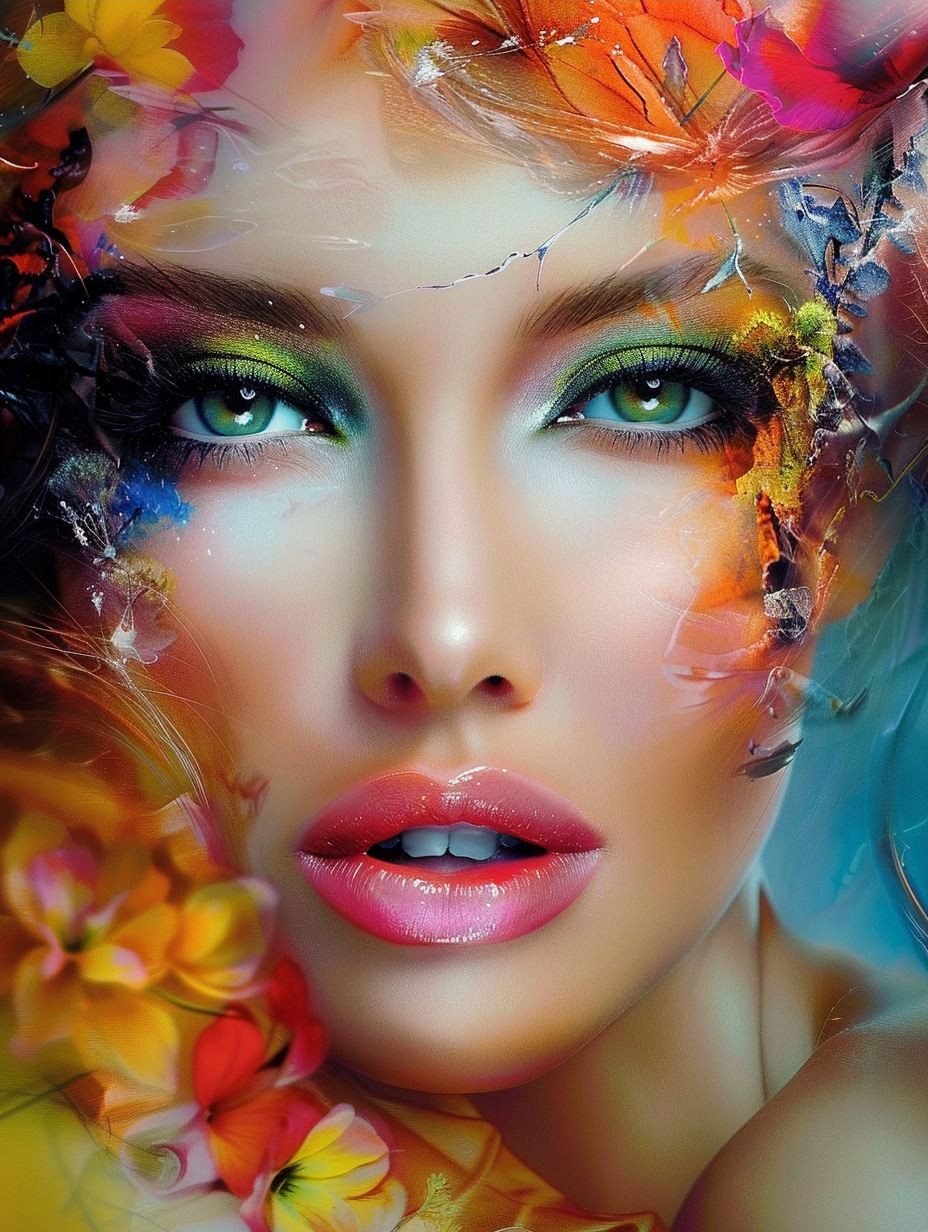 Ethereal Prism Portrait Fusion - Image 3