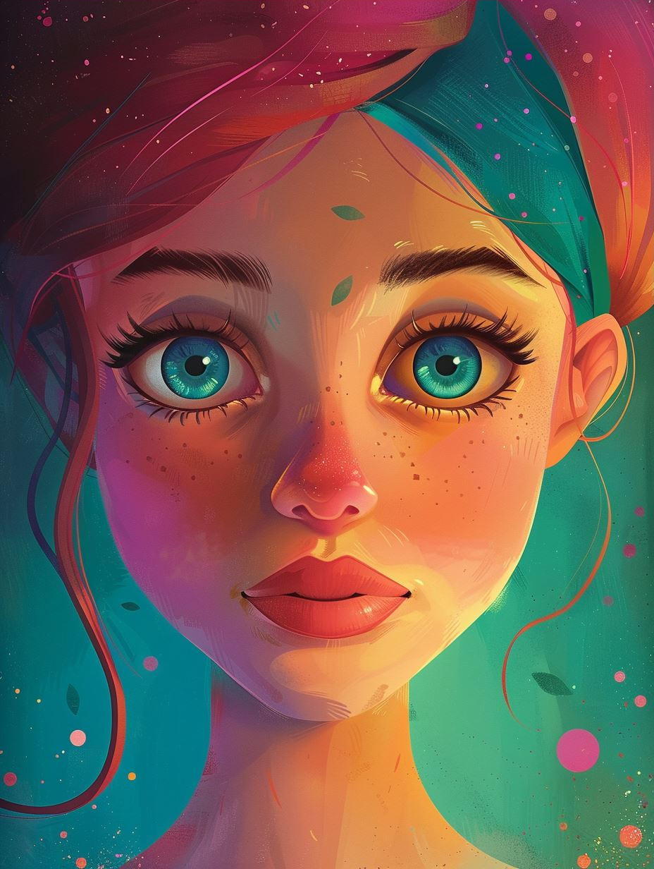 Dreamy Ethereal Floral Portrait - Image 3