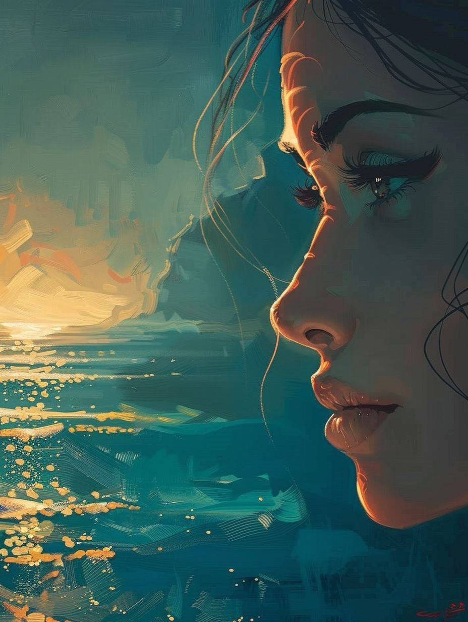 Ethereal Visions of Feminine Serenity - Image 1