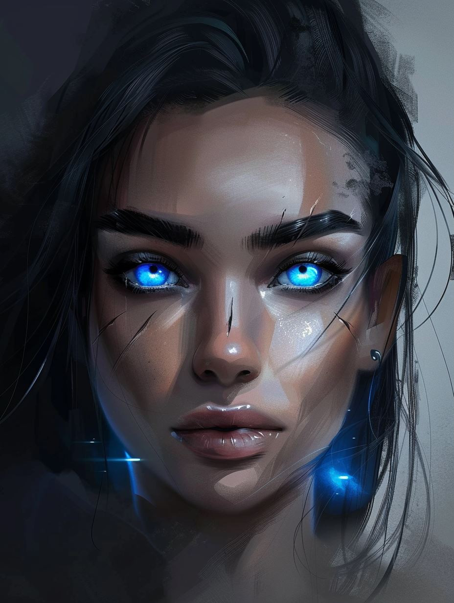 Ethereal Glow of Midnight Souls - Image 1