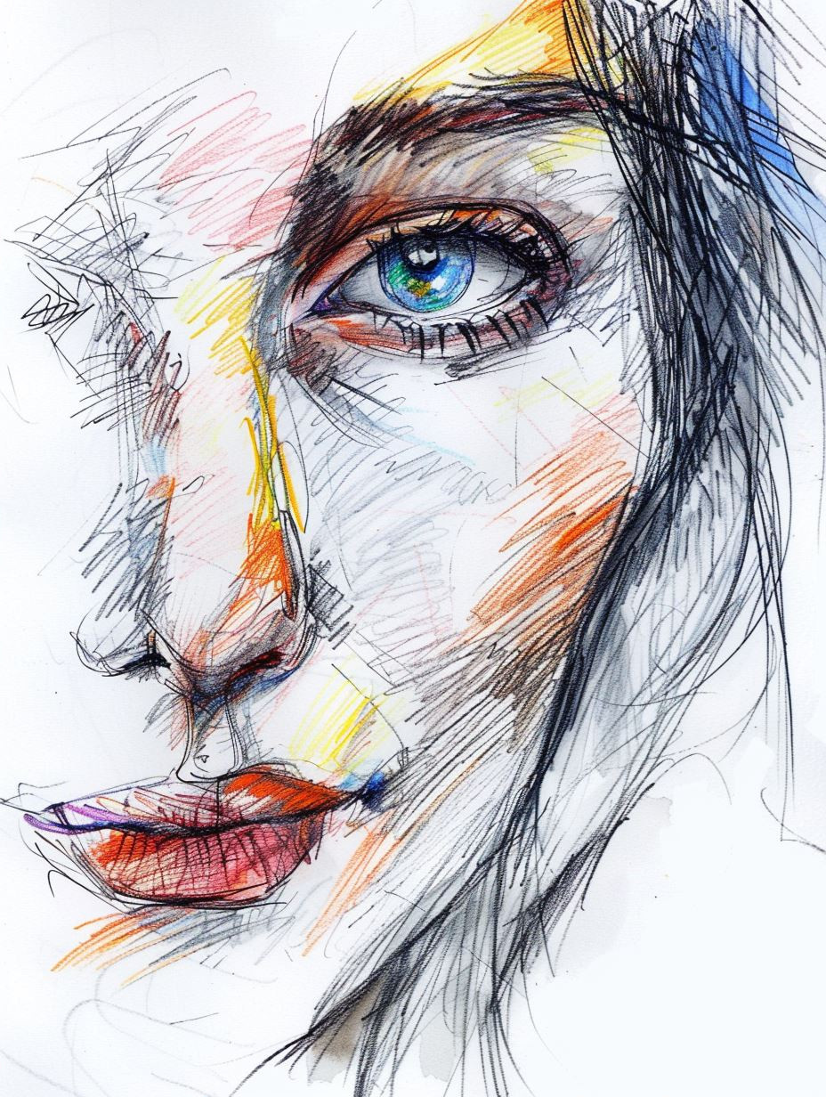 Abstract Linear Portrait - Image 2