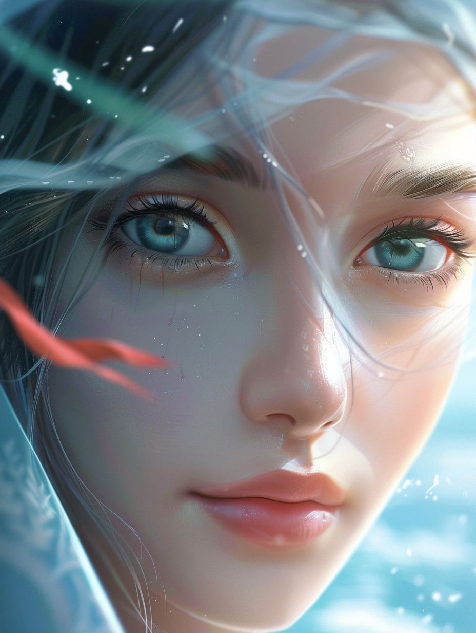 Ethereal Visions: A Study of Digital Portraits - Image 2