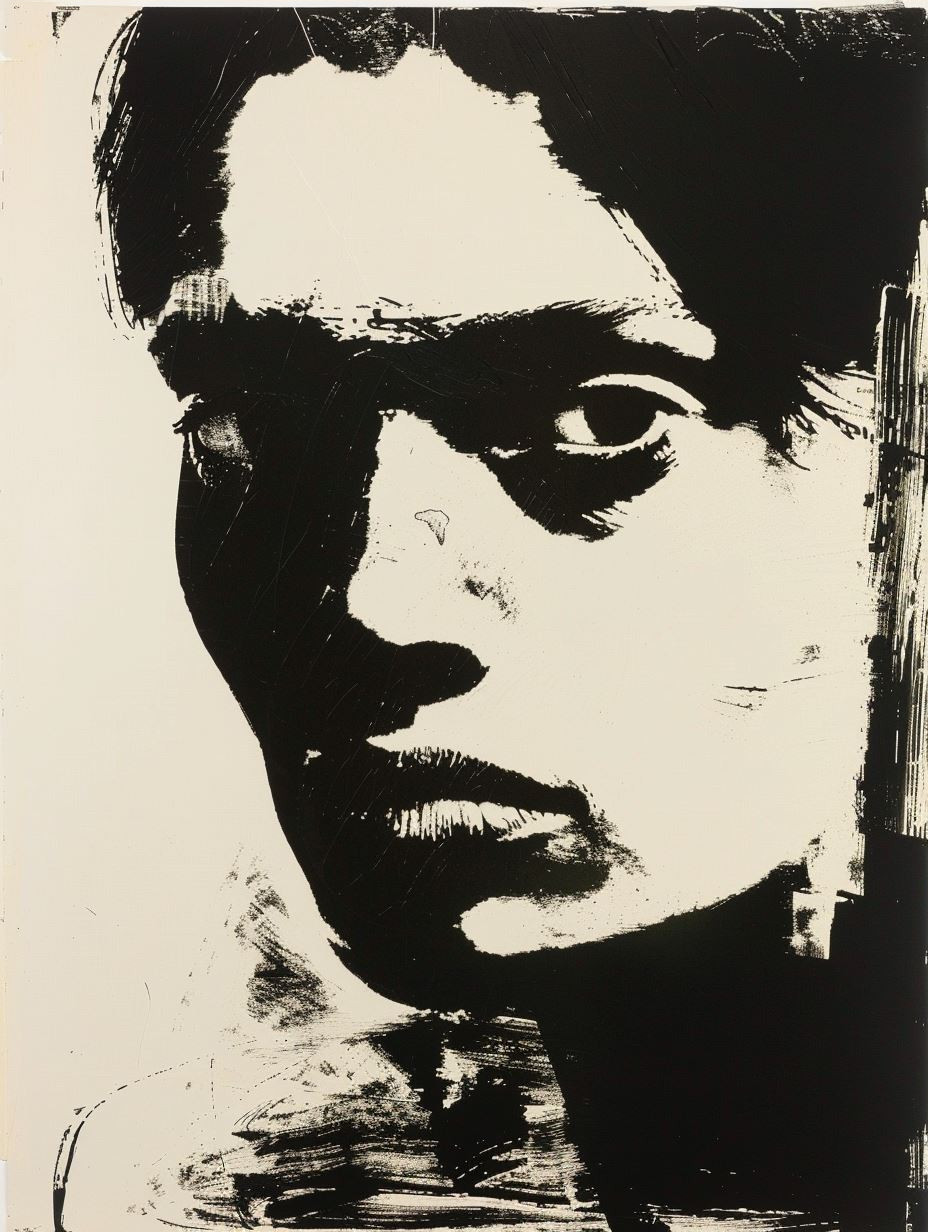 Dramatic High Contrast Portrait Grid - Image 3