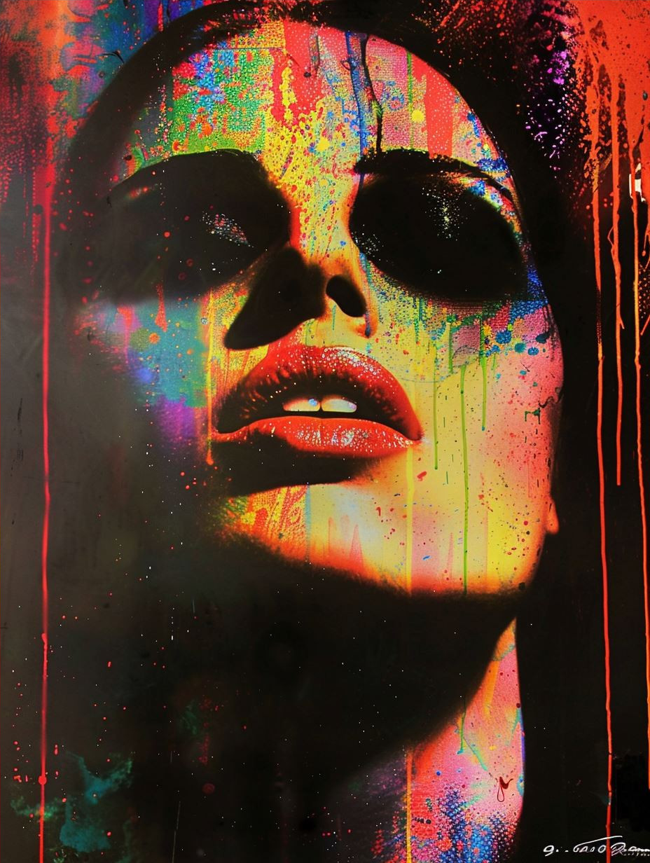 Neon Visions: A Quadtych of Color - Image 4