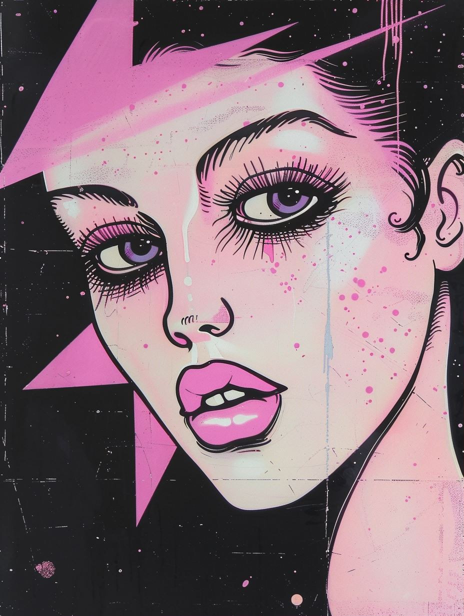 Neon Noir Cyberpunk Portraits - Image 1