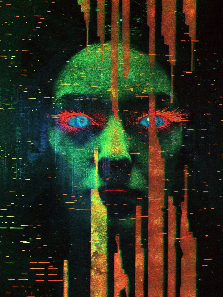 Glitchy Echoes of Digital Souls - Image 1