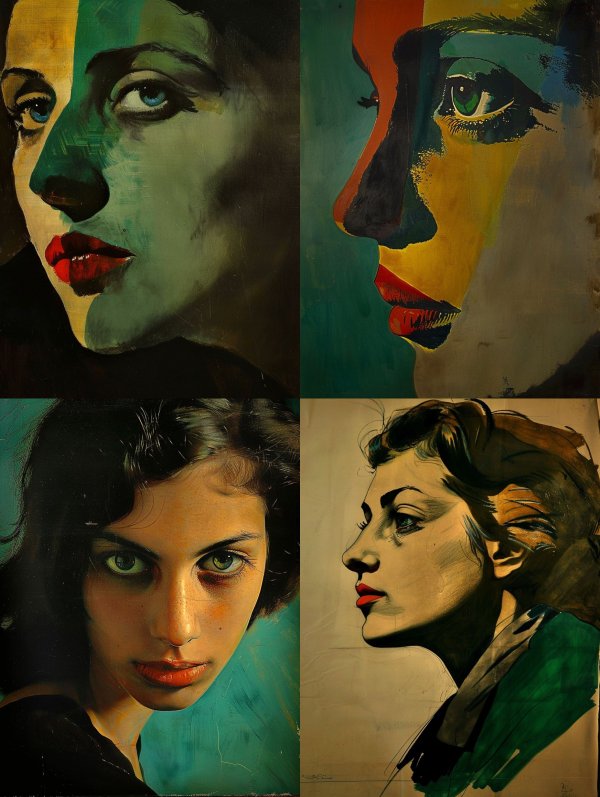Prismatic Portraits of Modern Woman