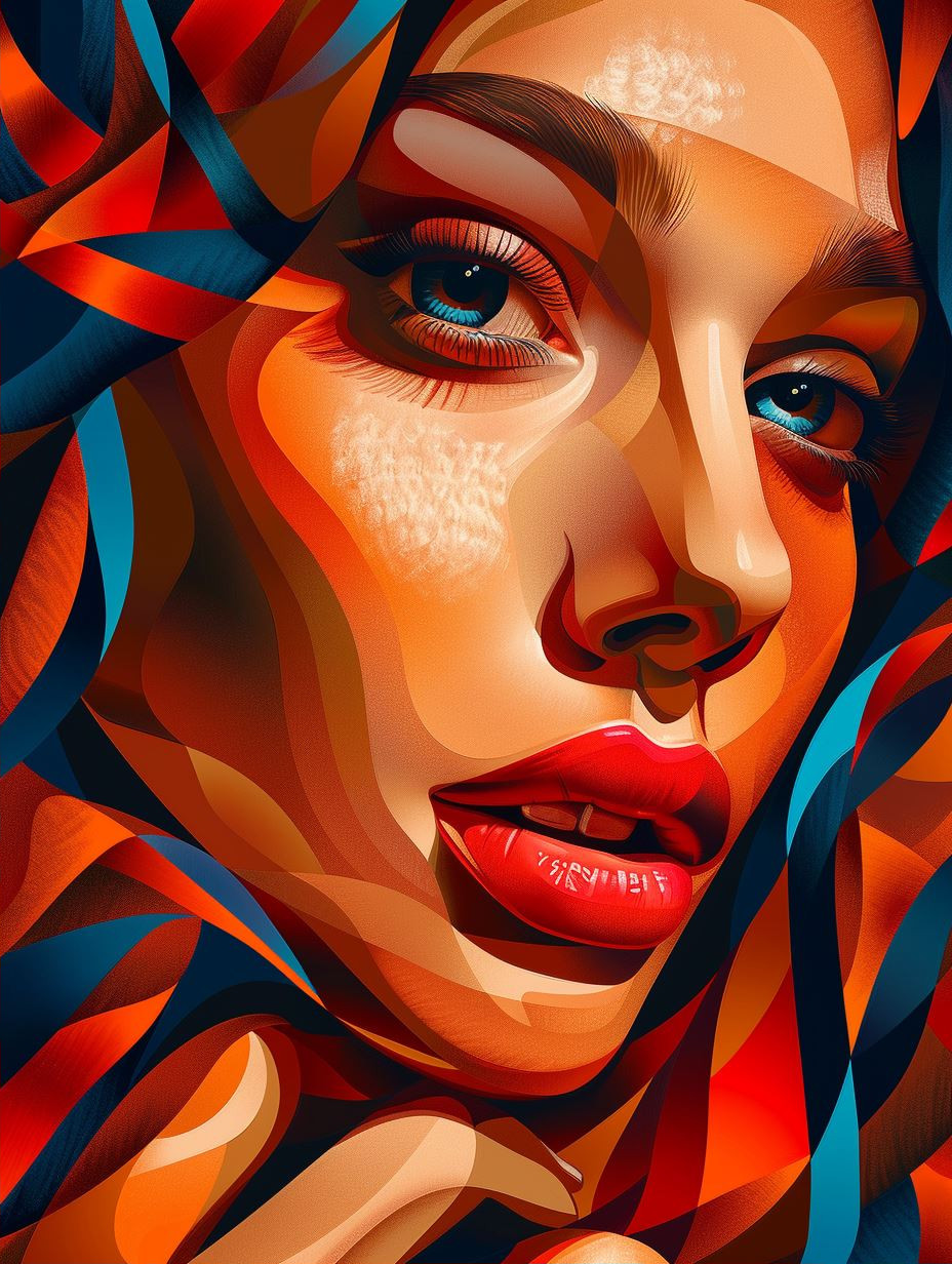 Autumnal Soul in Vibrant Layers - Image 2