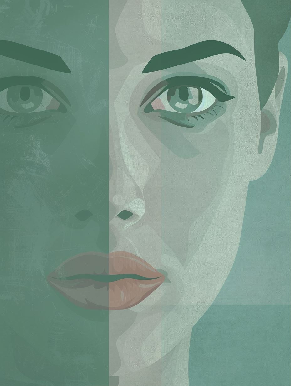 Fragmented Portraits of Quiet Reflection - Image 1