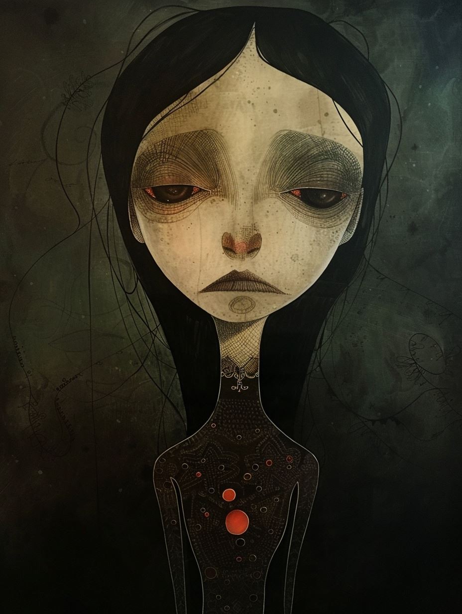 Haunting Gaze of Melancholy - Image 4