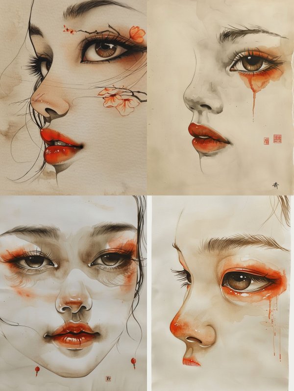 Whispers of Crimson and Ink