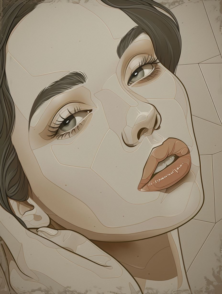 Liquid Chrome Portrait Study - Image 2