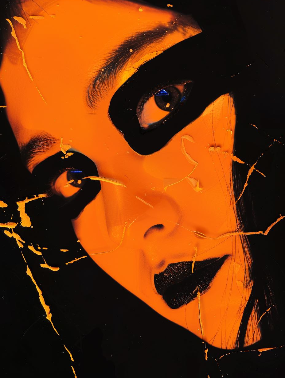 Amber Shadows Portrait Study - Image 4