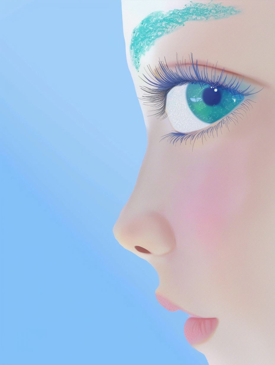 Azure Gaze Minimalist Mask - Image 3
