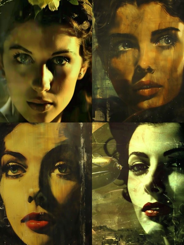 Golden Shadows of Vintage Glamour