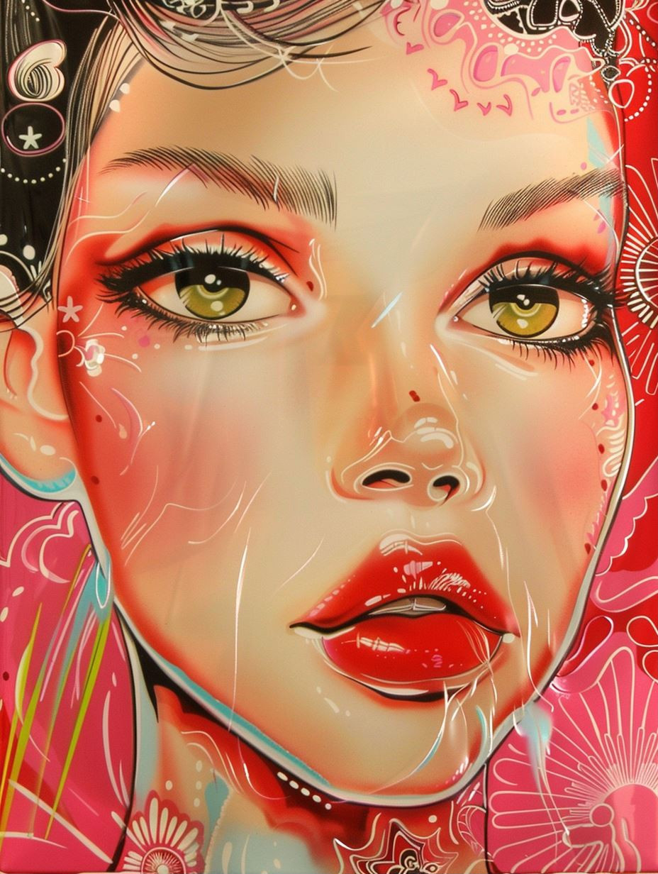 Surreal Ethereal Portrait Art - Image 1