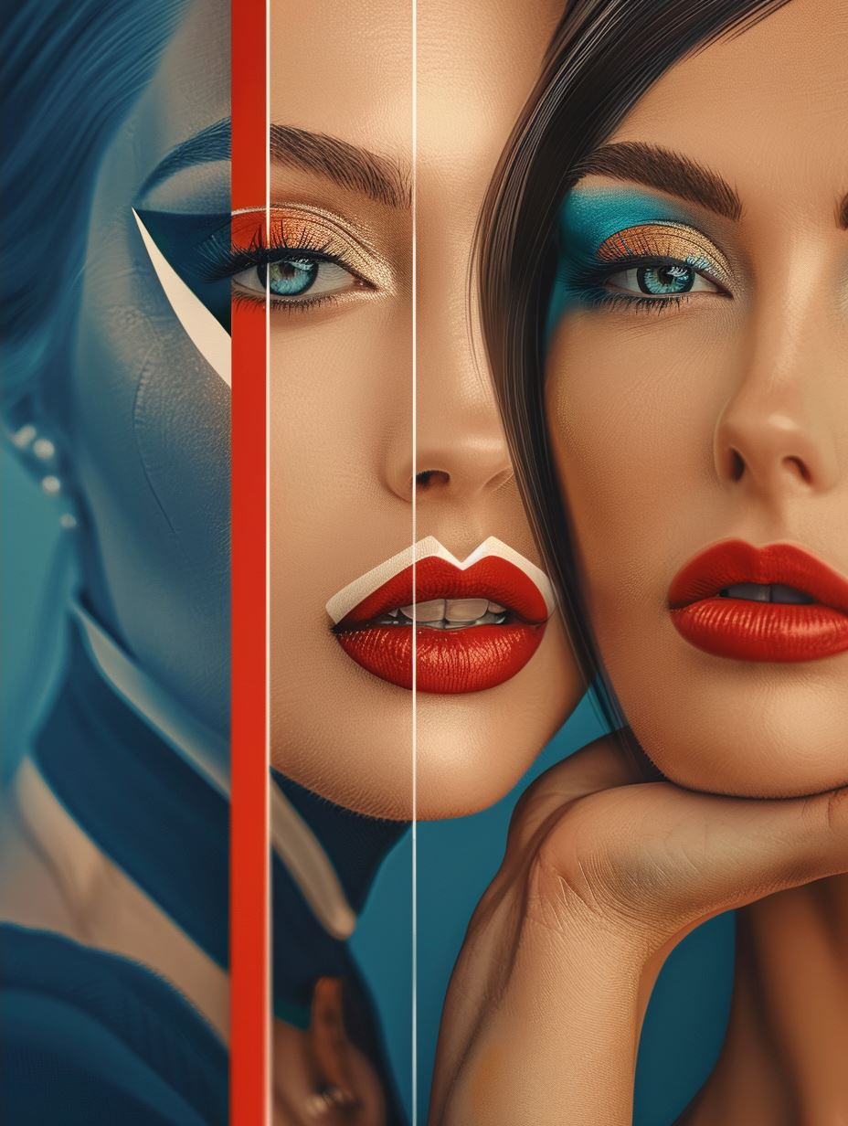 Avant Garde Geometric Beauty - Image 2