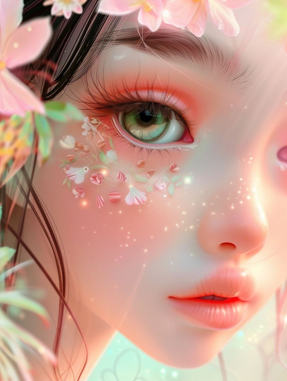 Ethereal Floral Dream Portraits - Image 2