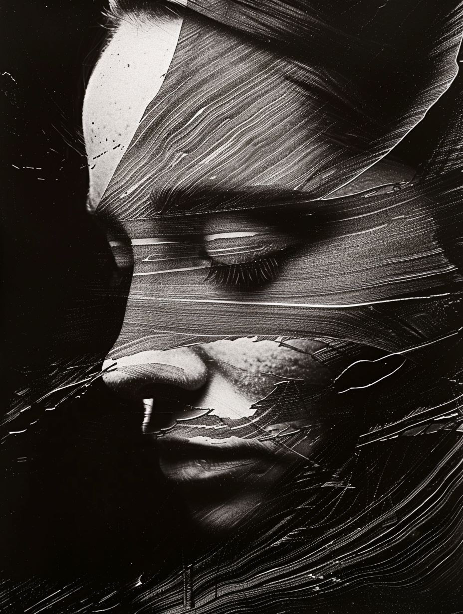 Fragmented Shadows of Human Form - Image 4