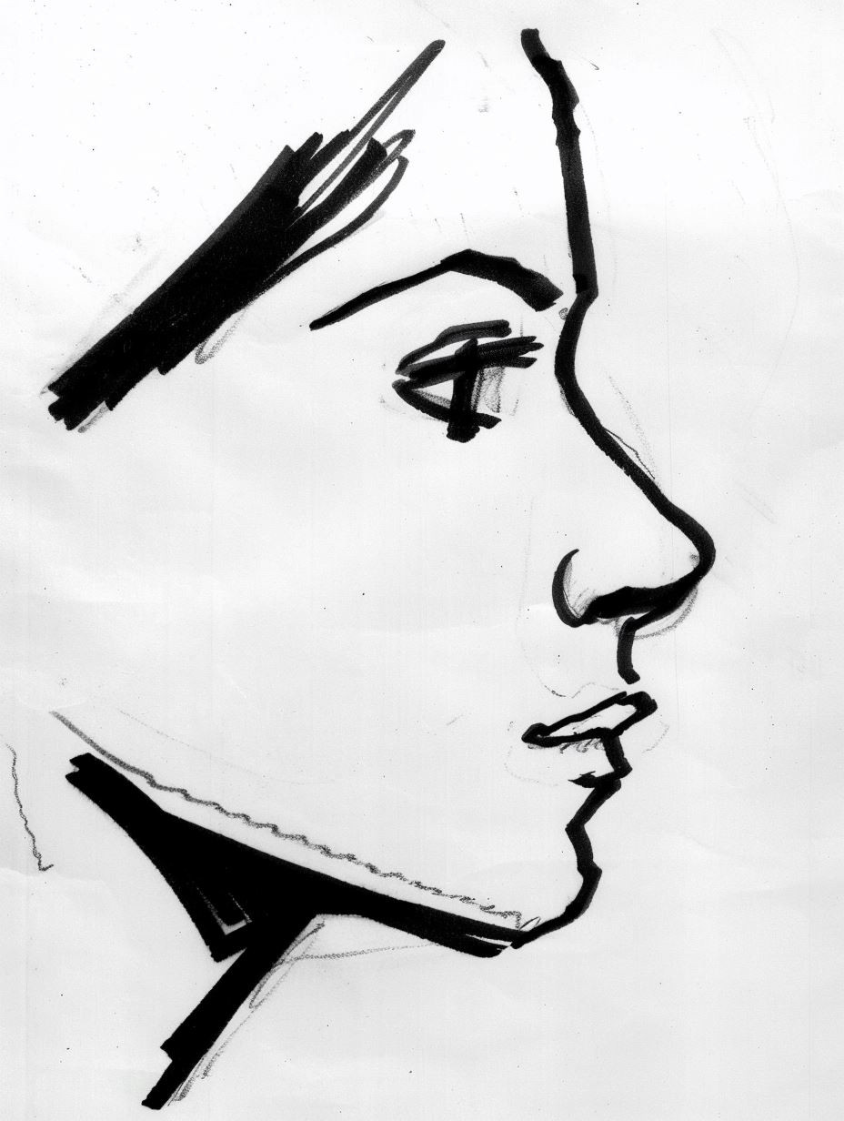 Minimalist Monochrome Portrait Studies - Image 2