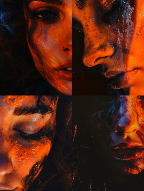 Crimson Ember Glow